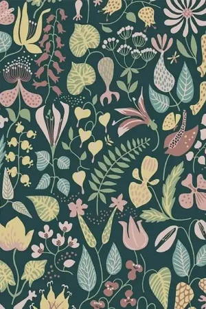 Livraison Express Papier peint Herbarium