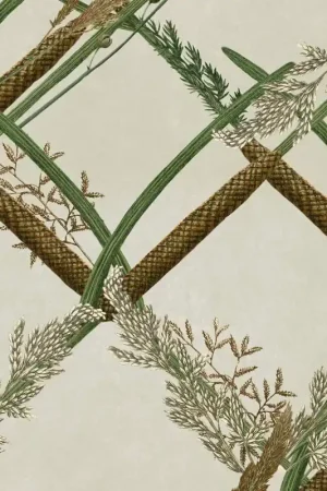 Soldes Papier peint Ornamental Reed