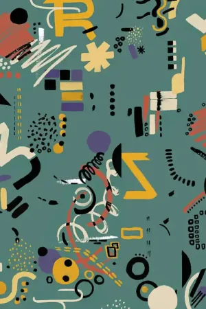 Livraison Express Papier peint Funny Shapes