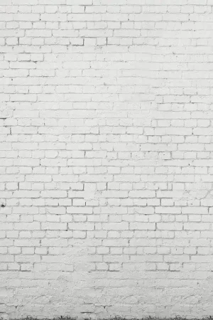 Papier peint panoramique White Brick Wall Seulement Aujourd'hui