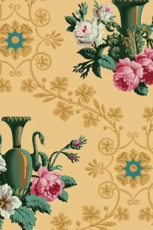 Satisfait Ou Remboursé Papier peint Les Roses de Léda