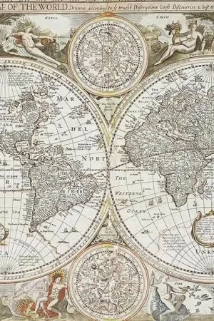 Achat Immédiat Papier peint panoramique Historical Map