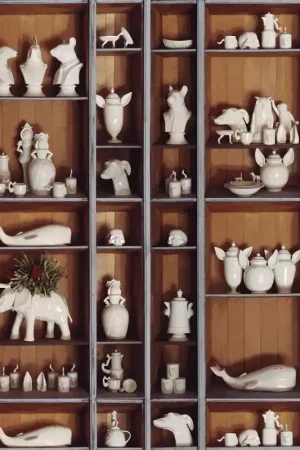 Affaire À Saisir Papier peint panoramique Ceramic Fauna