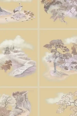 Papier peint Tile Toile Gilded Prix Bas