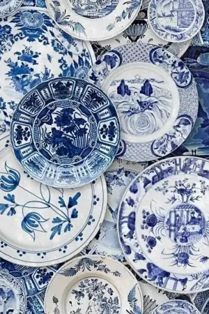 Papier peint panoramique Delftware Jusqu'à Épuisement Des Stocks
