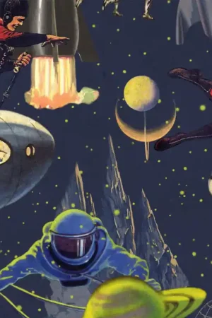 Produit De Marque Papier peint panoramique Intergalactic