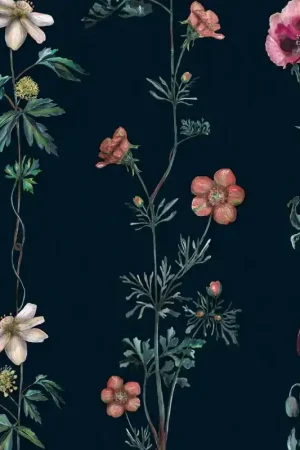 Pas Cher Papier peint Climbing Flowers