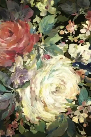Papier peint panoramique Impressionist Floral Solde