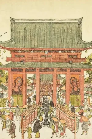 Certifié Papier peint panoramique Temple Kinryusan