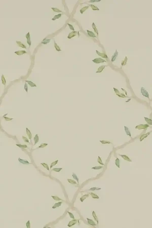 Certifié Papier peint Leaf Trellis