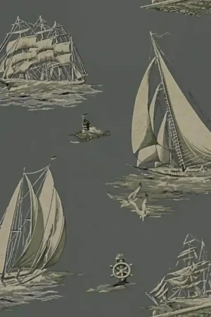 Remise Papier Peint Down Easter Boats