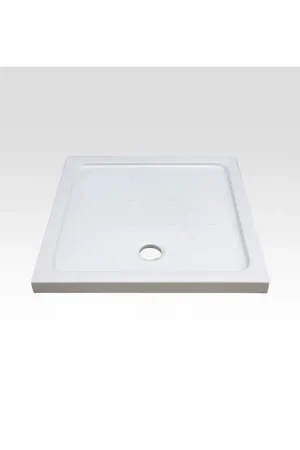 Receveur de Douche Carré 90x90 cm - Céramique Blanc- Ankara Offre Spéciale