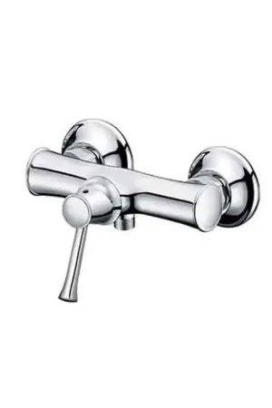 Certifié Robinet Mitigeur de Douche Mural Rétro - Chromé - Allure