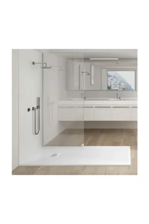 Dernière Chance Receveur de Douche 120x80 Rectangle - Composite Blanc - Nazca