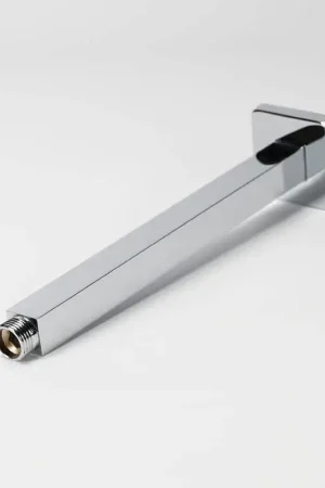 Bras Pomme de Douche Plafond Carré, Chromé, Kare Certifié