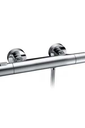 Robinet Thermostatique de Douche Mural - Chromé - Essentiel Achat Immédiat