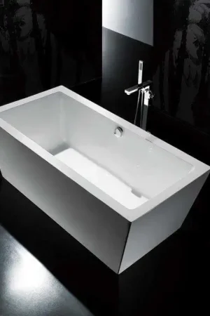 Baignoire ilot Rectangulaire Acrylique Blanc - 170x80 cm - Copenhague Authentique