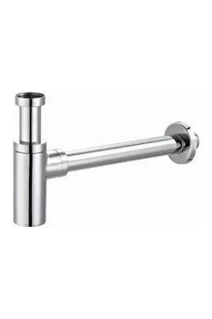 Siphon Lavabo Design Totem Tubulaire - Laiton chromé Meilleure Vente