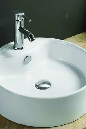 Meilleur Prix Vasque à Poser Ronde - Céramique - 40 cm - Star