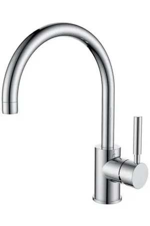 Robinet Mitigeur Lavabo Col de Cygne - Chromé - Basic Vente Directe