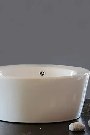 Vasque à Poser Ronde - Céramique - 46 cm - Sigma Prix Bas