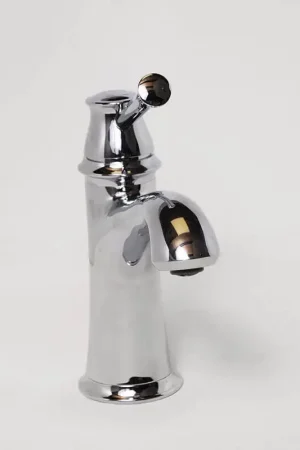 Robinet Mitigeur Lavabo Rétro - Chromé - Allure Meilleur Choix