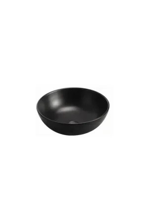 Vasque à Poser Ronde - Céramique Noir Mat - 41 cm - Casual Offre Exclusive