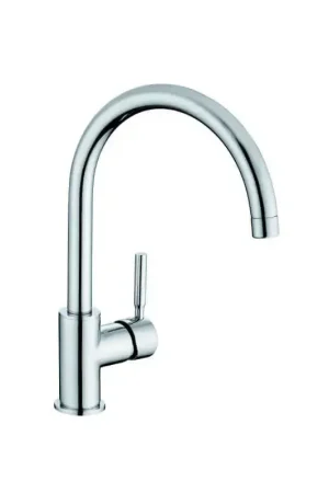 Robinet Mitigeur Evier/Vasque Col de Cygne - Chromé - Essentiel Satisfait Ou Remboursé