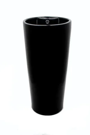 Lave Main Totem Cylindre - Céramique Noir - 39X83 cm - Star Certifié