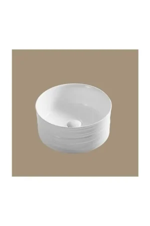 Vente Directe Vasque à Poser Ronde 41 cm Design - Céramique - Arena