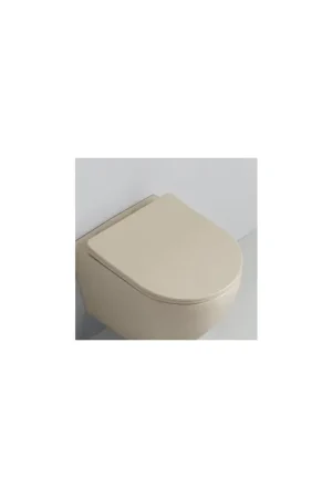 Bon Plan Abattant pour WC Design Suspendu Beige Mat type duroplastic - Cort