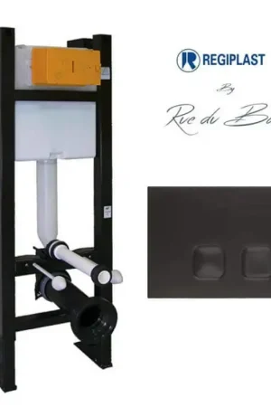 Bâti-support et plaque noir mat Offre Limitée