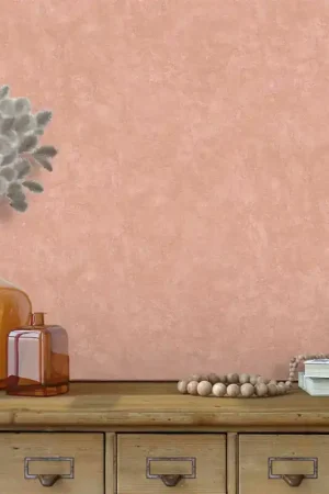 Papier peint intissé béton ciré terracotta UGEPA Marque