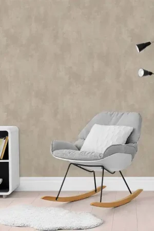 Offre Spéciale Papier peint vinyle taupe imitation béton