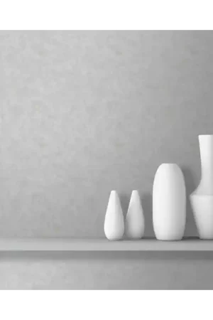 Papier peint effet taloché gris mat Marque