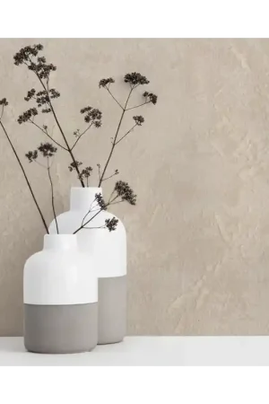 Soldes Papier peint intissé effet béton Beige