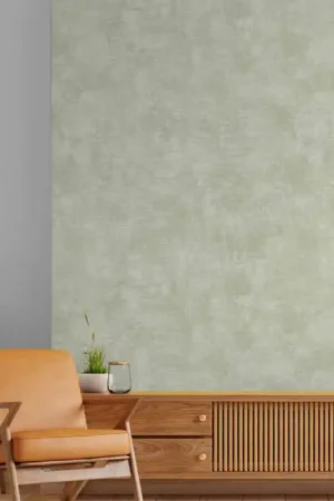 Seulement Aujourd'hui Papier peint intissé effet béton vert