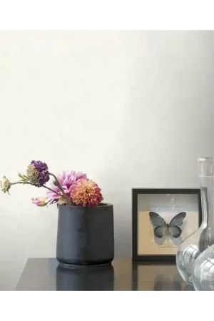 Nouvel Arrivage Papier peint intissé effet béton mat blanc gris