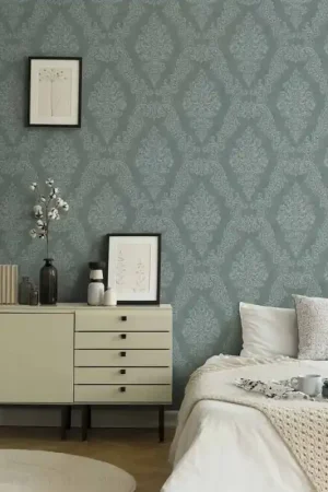 Offre Du Jour Papier peint intissé baroque vert AS Création