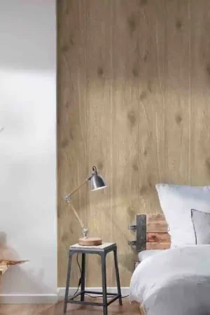 Papier peint intissé plancher bois clair AS CREATION Prix Réduit