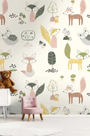 Papier peint panoramique en vinyle sur intissé animaux multicolore L 159 x H 280 cm AS CREATION Offre Exclusive