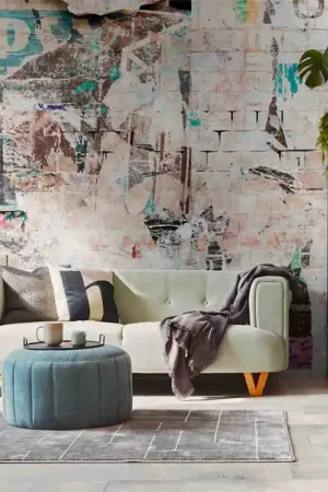 Bon Plan Papier peint panoramique intissé bronx multicolore 371L x 280H cm