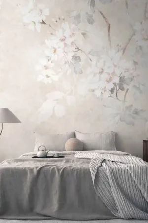 Nouveauté Papier peint panoramique intissé mirage d‘orient beige L371 x 280H cm