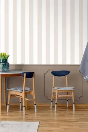 Papier peint intissé à Rayures Pastel Beige UGEPA Seulement Aujourd'hui