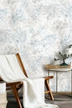 Papier peint intissé marbre gris bleu UGEPA Réduction