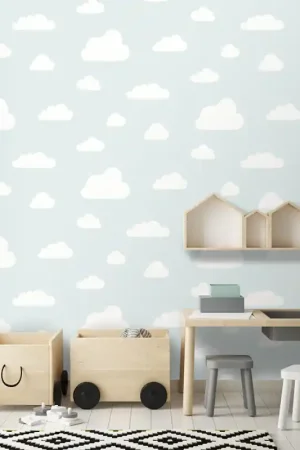 Papier peint intissé nuage bleu pastel UGEPA Nouvel Arrivage
