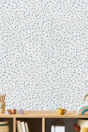 Expédié Aujourd'hui Papier peint intissé Handrawn Dots Bleu UGEPA