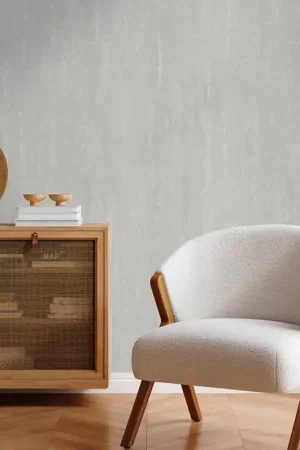 Retour Gratuit Papier peint vinyle gris GRANDECO