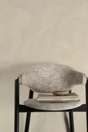 Soldes Papier peint vinyle sur intissé chaux brossé crème GRANDECO