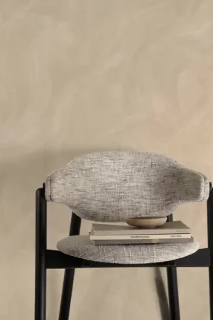 Dernier Modèle Papier peint vinyle sur intissé chaux brossé beige GRANDECO